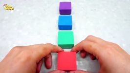 آموزش بازی اسلایم DIY How to make Mad Mattr Giant Rainbow Cube Skwooshi Kine