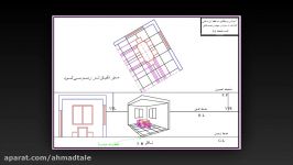 پرسپکتیو دونقطه ای داخلی گام به گام بی کلام جلسه ۹ مهندس احمد طالع