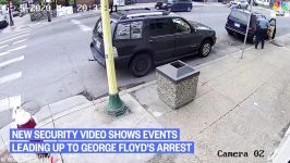 فیلم جدید امنیتی رویدادهای منتهی به بازداشت جورج فلوید  NBC News NOW