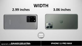 مقایسه Samsung Galaxy S20 Ultra iPhone 11 Pro Max