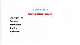 Compound nouns