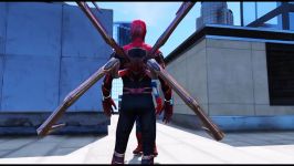 نبرد ابر قهرمانان IRON SPIDER VS CAPTAIN AMERICA  EPIC BATTLE