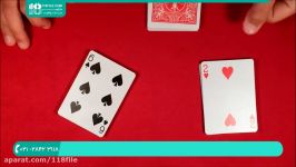 آموزش شعبده بازی کارت  شعبده بازی جالب  شعبده بازی تردستی 02128423118