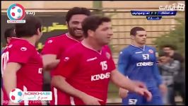 خلاصه دربی جذاب هنرمندان پرسپولیس استقلال  شادی گل بهنام بانی