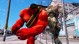 نبرد ابر قهرمانان GENERAL RED HULK VS BIG ABOMINATION  EPIC BATTLE