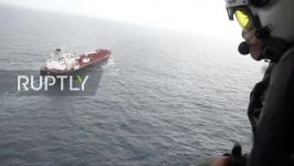 اسکورت آخرین نفتکش ایرانی توسط ارتش ونزوئلا