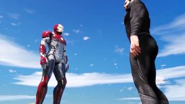 نبرد ابر قهرمانان IRON MAN VS SUPERMAN Black Suit  EPIC SUPERHEROES BATTLE