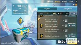 ترجمه ماموریت های هفته چهارم سیزن 13 پابجی موبایل  PUBG MOBILE