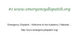 Emergency Medical Dispatch Training