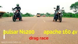 drag apache rtr 160 4v vs pulsar ns200