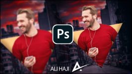 Photoshop Triangle Pop out Effect این بار یه پاپ اپ مثلثی بزنیم یا نه