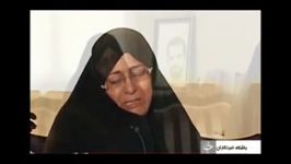 گریه مادر شهید احمدی روشن بعد خبر دستگیری عوامل ترور فرزندش