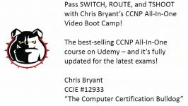 Udemy  CCNP All in 1 Video Boot Camp With Chris Bryant 2018