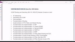UDEMY  CCNP ROUTE 300 101 Deep Dive  Baldev