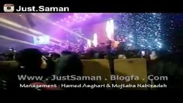 کنسرت سامان جلیلی در تهران ، آهنگ تردید جاست سامان