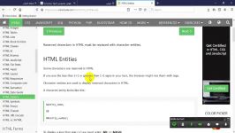 برنامه نویسی تحت وب  قسمت 24 آموزش  HTML  راهنمای Entities  جواد محمدزاده