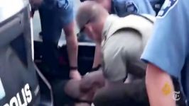 تصاویر جدید جنجالی لحظه قتل جورج فلوید توسط پلیس آمریکا