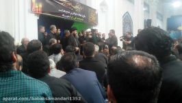 نوحه خوانی حاج بهروز سیفی در تشکیل جنازه محمد باقر منصوری