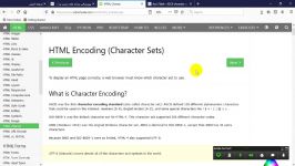 برنامه نویسی تحت وب  قسمت 26 آموزش  HTML  راهنمای charser جواد محمدزاده