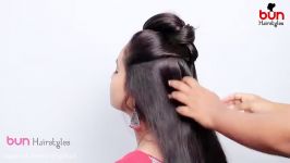 شینیون روزانه برای موهای کوتاه تا متوسط