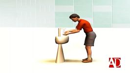 انیمیشن علوم اول ابتدایی شستن دست ها
