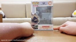 بررسی یک فیگور برند funko pop سری overwatch games شخصیت junkrat +ت