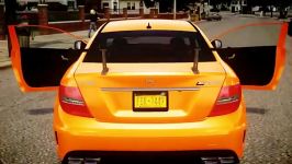 مرسدس بنز C63 AMG Black series در بازی GTA IV