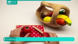 آموزش حروف الفبا  حروف انگلیسی به کودکان  الفبای فارسی میوه ها سبزیجات 