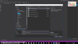 3  ایجاد کردن یک پروژه جدید در Visual Studio