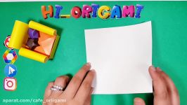 اوریگامی کاردستی ساخت مبل کاغدی یک نفره