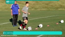 آموزش فوتبال به کودکان  فوتبال تکنیکی آموزش دریبل،شوت لمس توپ 