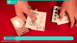 آموزش شعبده بازی  تردستی  تردستی کارت آموزش ترفند خنده دار کارت