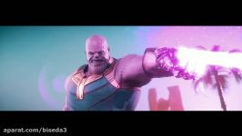 مبارزه بین Thanos Saitama