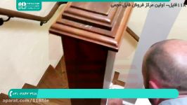 آموزش نصب مراحل اجرای نرده استیل  نرده حفاظ راه پله جدا کردن قطعات نرده 