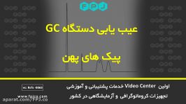 عیب یابی دستگاه GC  پیک های پهن  فناوری پیشرفته جهان