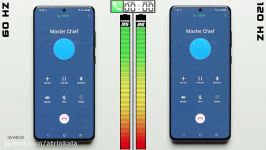 بررسی عمر باتری گوشی گلکسی S20 Ultra در فرم ریت تصویر 60HZ 120HZ
