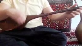 آموزش دوتار توسط استاد رحیم رضایی آهنگ برگ خزان