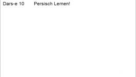 Persisch lernen  Lektion 10