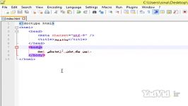 آموزش html css مقدماتی yadvid.ir  جلسه سوم