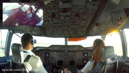 A300 600 LANDING COCKPIT