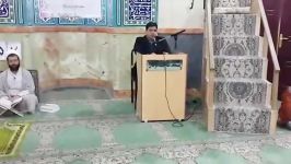 تلاوت آقای هادی قدرتی در مسجد صاحب الزمان عج ظهیر آبد