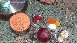دال عدس آبادانی آموزش پخت عدس قرمز جنوبی غذای اصیل آبادان غذای محلی بوشهر