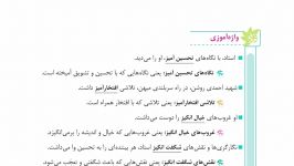 فارسی پایه پنجم ابتدایی فصل 4 درس دهم واژه آموزی