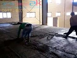 نحوه تراز کردن بتن سقف عرشه فولادی به وسیله قوطی کشی