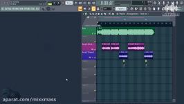 دمو آموزش میکس وکال روی بیت در اف ال استودیو