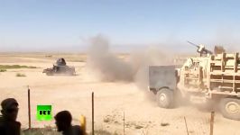 گردان های سپاه بدر در حال نبرد تروریست های داعش