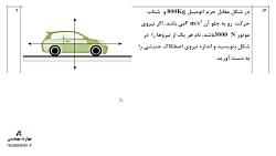 اندازه نیروی اصطکاک نمونه سوال امتحانی فصل 2 فیزیک هنرستان