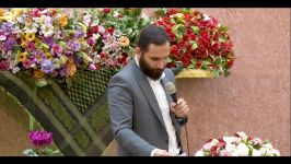 گل بریزید شده حضرت فاطمه پسردار میلاد امام حسن ع99 کربلایی محمدحسین حدادیان