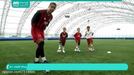 آموزش فوتبال کودکان  تمرین فوتبال کودکان آموزش دریبل