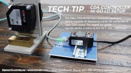 CDA Controller HI GO LO with the CDX Laser Sensor